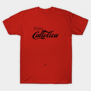 Enjoy CATTOLICA - jet black T-Shirt